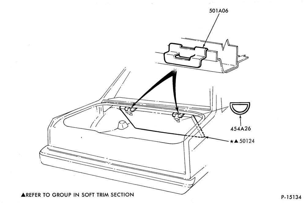P - SOFT, INTERIOR TRIM-Luggage compartment trim - sunroof container