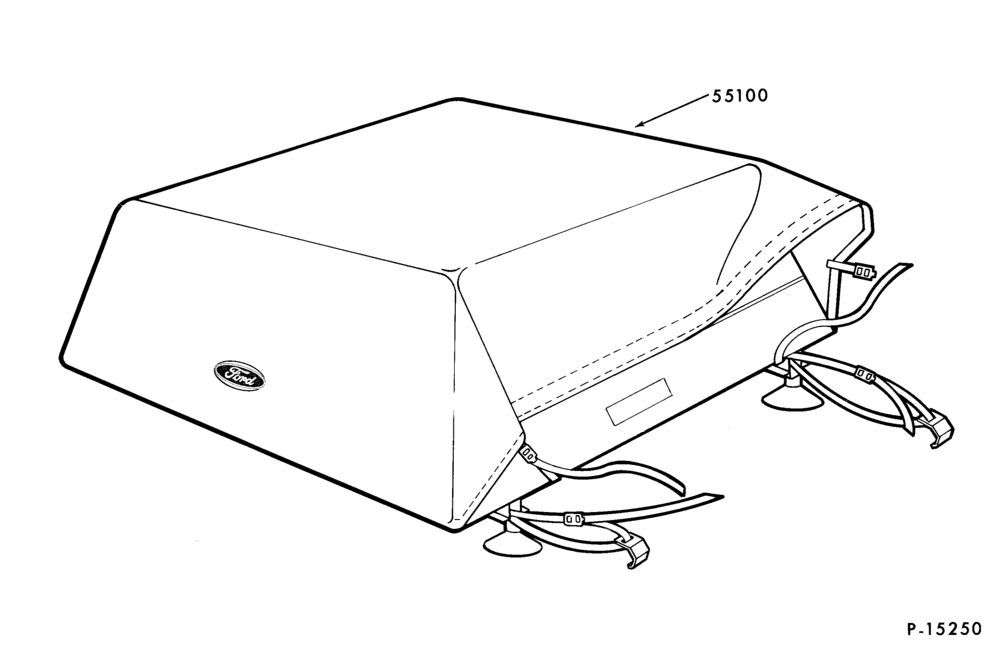 550 - ROOF-Luggage carrier - removable - roof mounted