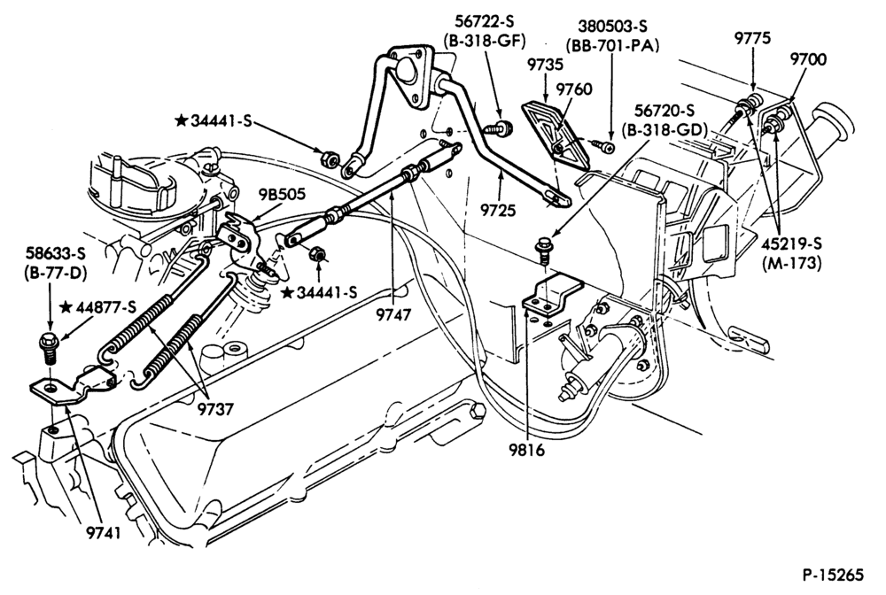 97 - 8 CYL. 6.1L, 7.0L (370, 429 C.I.D.) GAS-B-F-FT600/800