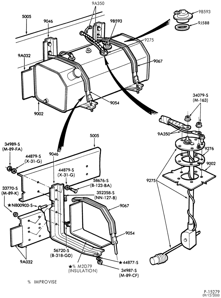 90 - 8 CYL. 6.1L, 7.0L (370, 429 C.I.D.) GAS-F-FT600/800-w/18 gallon rectangular tank