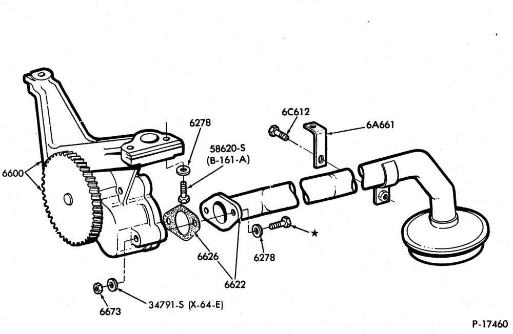 66 - 8 CYL. 6.9L (420 C.I.D.) | DIESEL-Oil pump and related parts