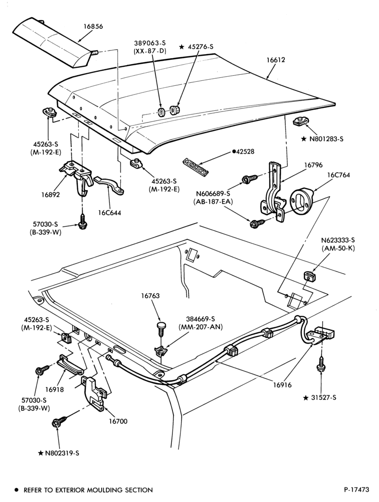 166 - FENDERS AND HOODS-Hood