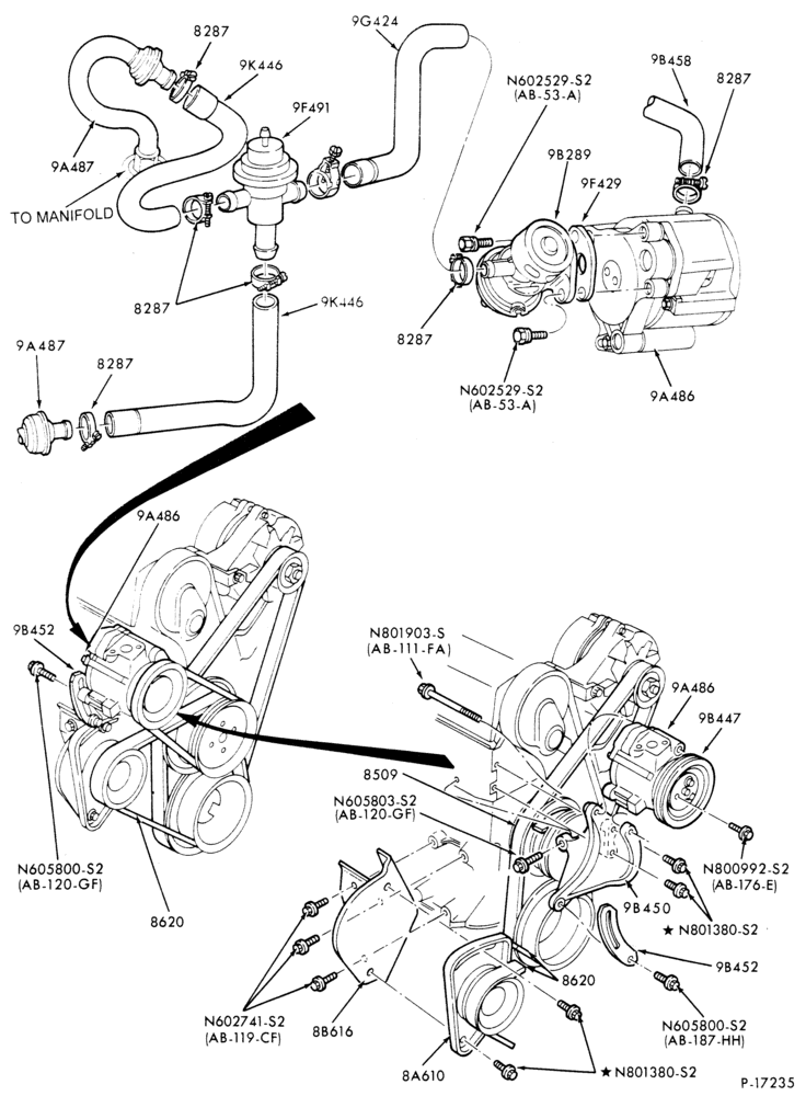 94 - 4 CYL. 2.0L (122 C.I.D.) AND 2.3L (140 C.I.D.)-GAS-W/O-R