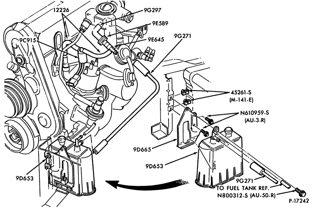 96.1 - 4 CYL. 2.0L (122 C.I.D.) AND 2.3L (140 C.I.D.)-GAS-W/O-R