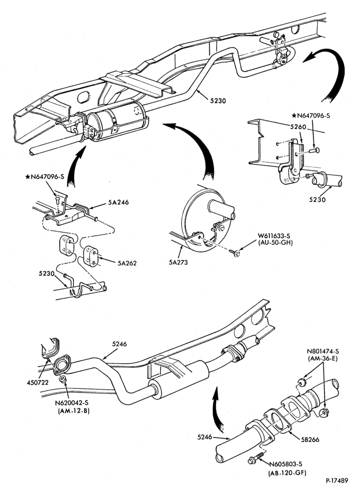 EXHAUST SYSTEM-EXHAUST SYSTEM - 4 cyl. 134 (2.2L) Diesel-R