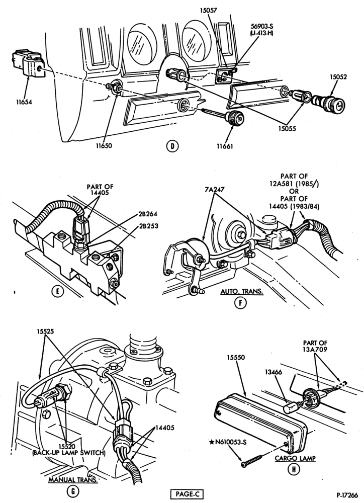 ELECTRICAL SYSTEMS-Wiring system - body wiring - Page C-R