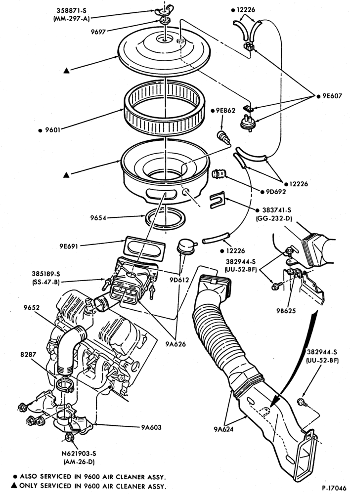 96 - 6 CYL. 3.8L (230 C.I.D.)-GAS-F100