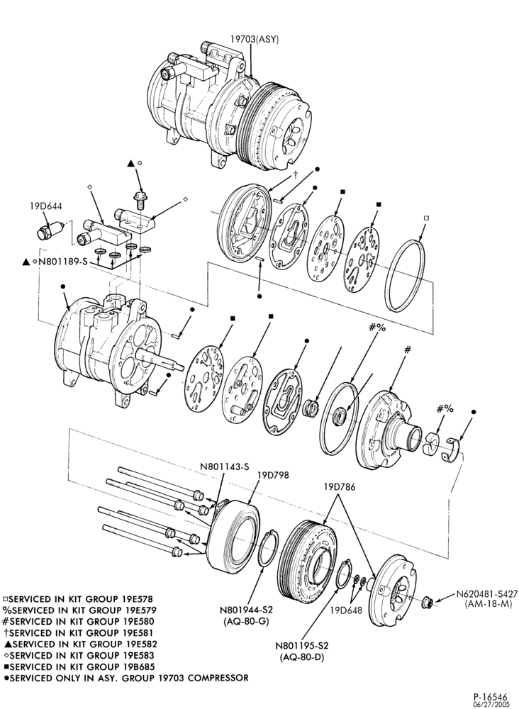 197 - AIR CONDITIONER-Compressor- Nippondeso-6-P148
