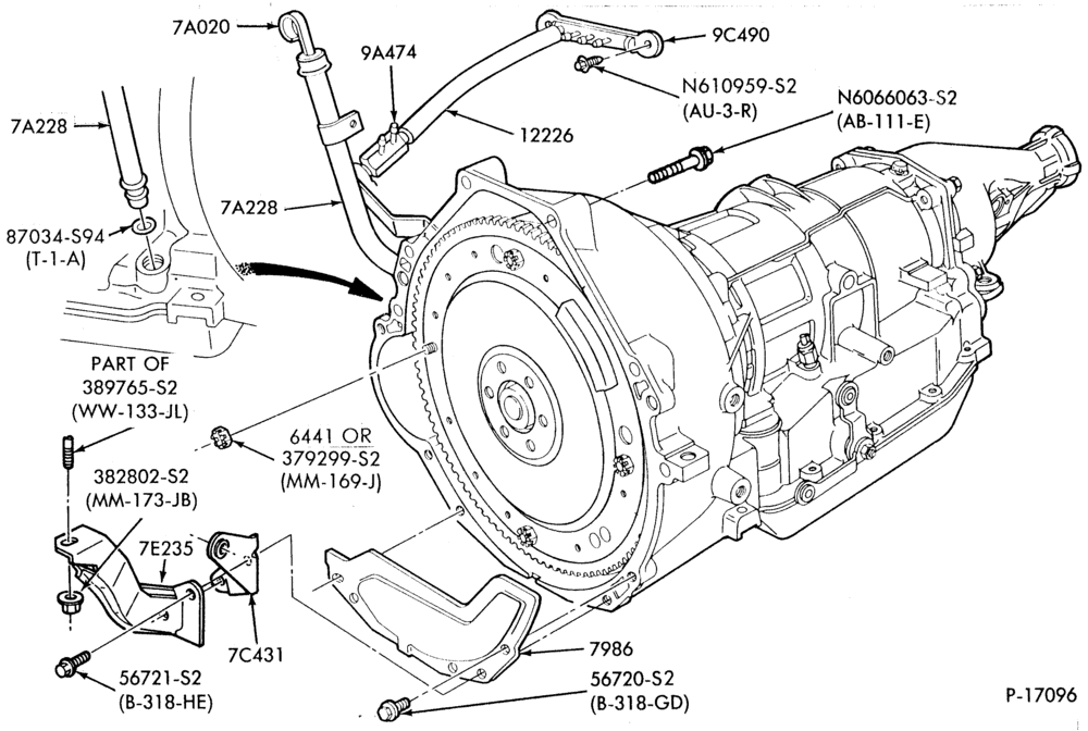 A70.4 - AOT TYPE - EXTERNAL PARTS-EXTERNAL PARTS- transmission installation-K,S,DC,MF