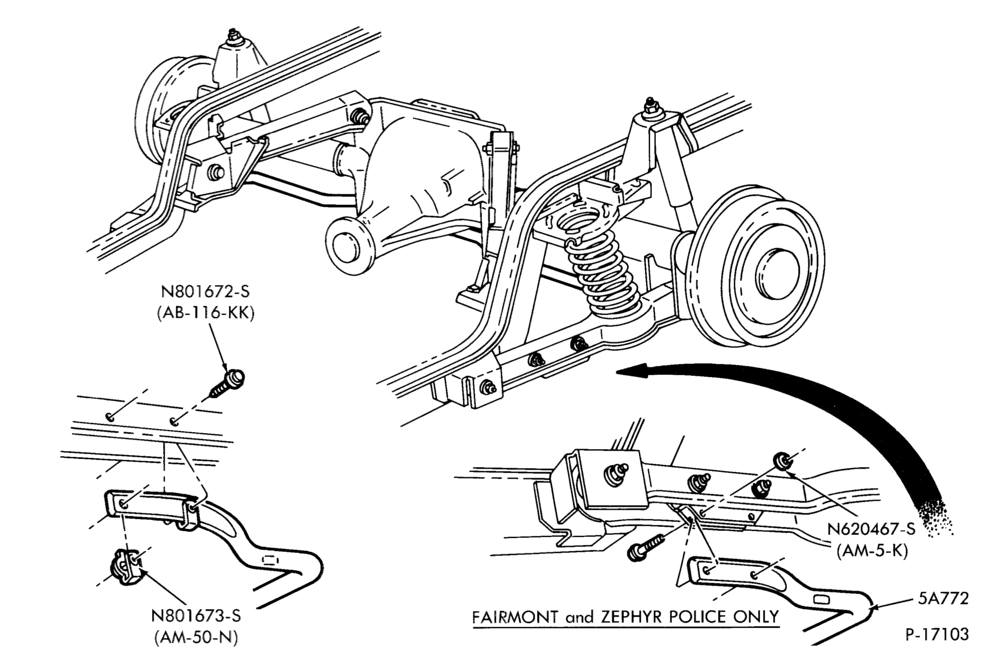 54 - FRONT SPRING AND STABILIZERS-REAR STABILIZER