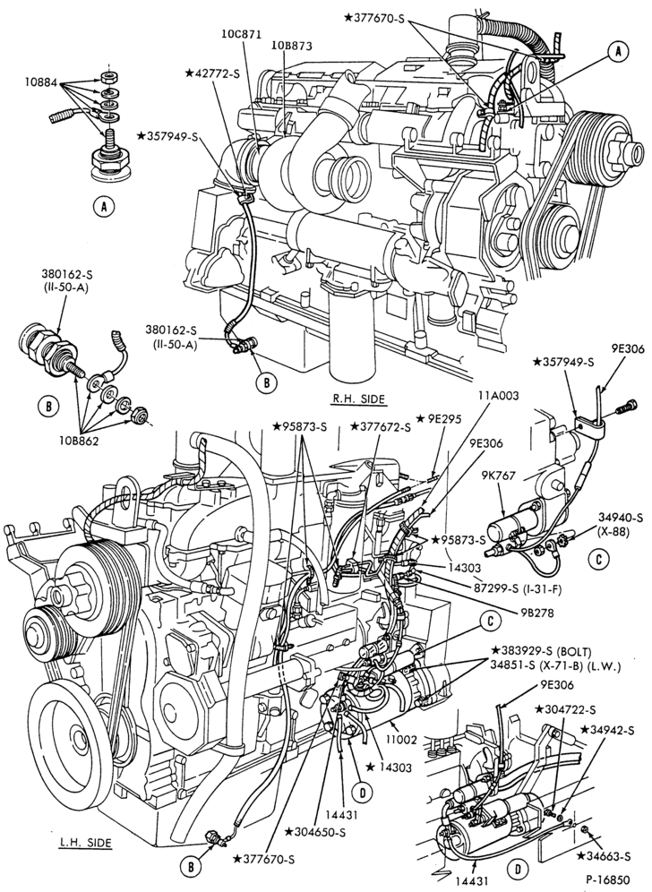 120.1 - IGNITION SYSTEMS-(1980/81)-6 cyl. 893 Cat. Diesel-L-LL-LN-LNT-LS-LT-LTL-LTS900