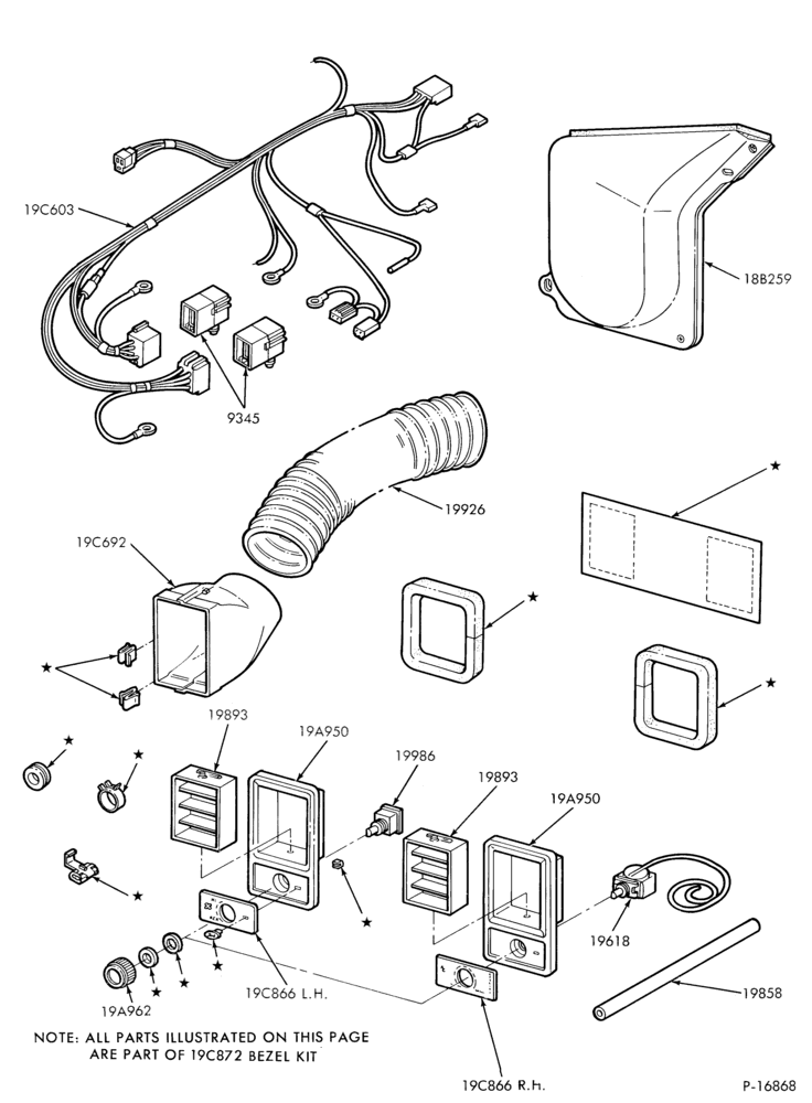 195 - AIR CONDITIONER-Controls and Ducts- built-in (dealer installed)