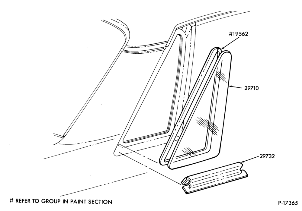 290 - BODY SIDES AND QUARTER-(quarter) - body types 54 and 74