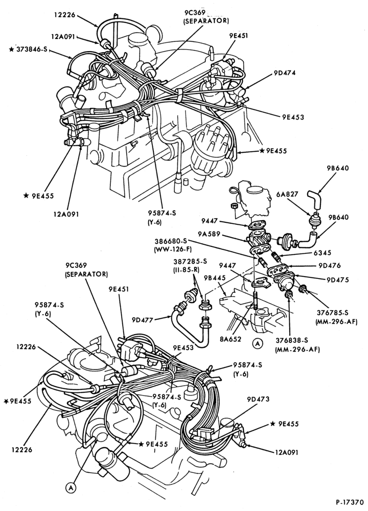 94.1 - 6 CYL. 4.9L (300 C.I.D.)-GAS-E-exc. Calif.-over 8500# G.V.W.