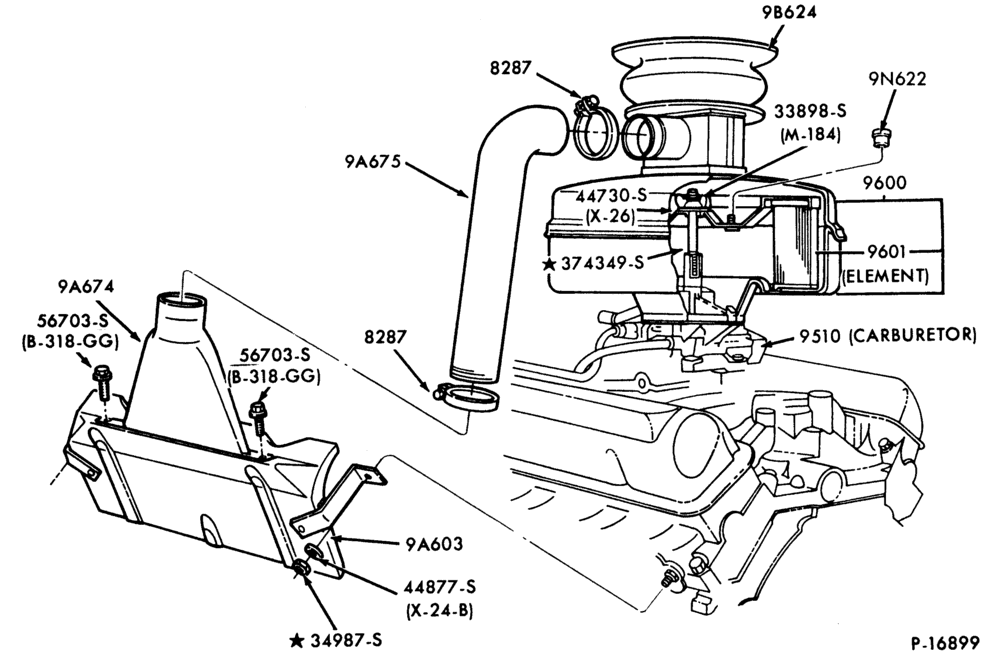 96 - 8 CYL. 6.1L, 7.0L (370, 429 C.I.D.) GAS-(dry type)-C-CT600/800