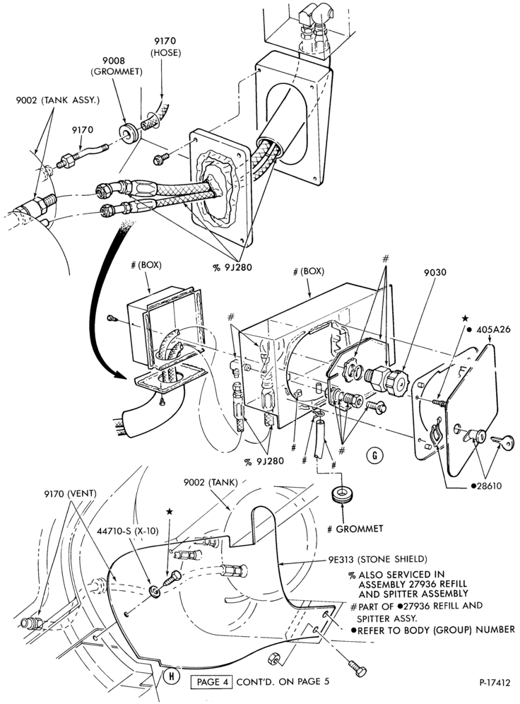 90.2 - LIFT/TAILGATE, LUGGAGE & BACK WINDOW-Fuel filler door - standard - w/propane
