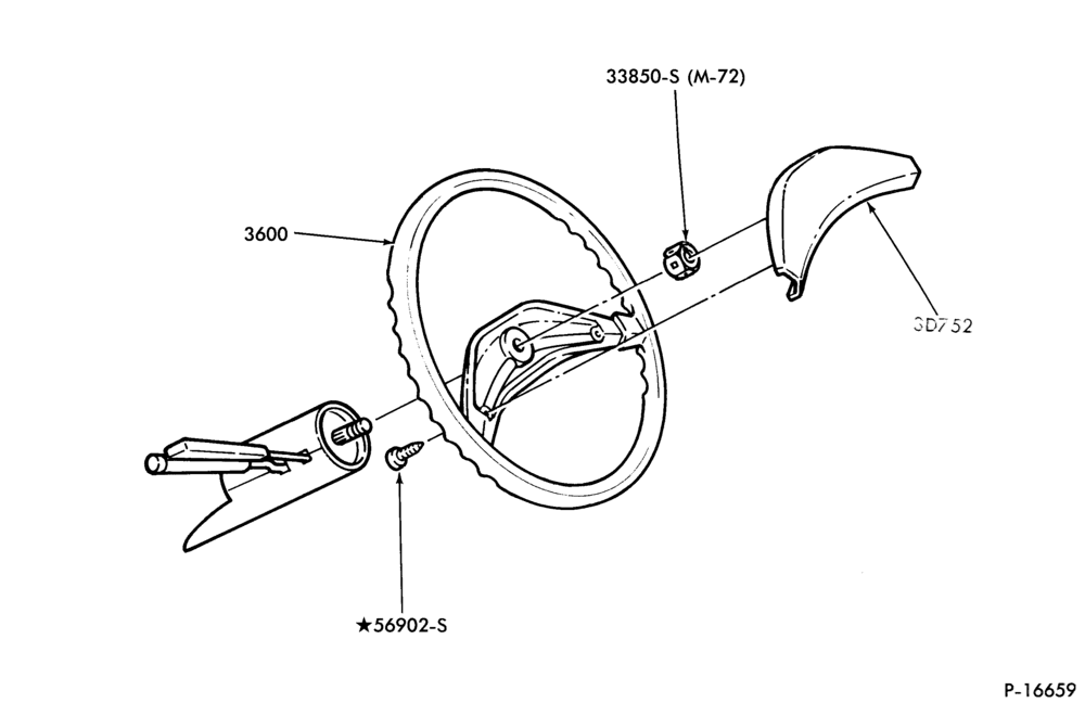 137 - STEERING-Steering wheel - 2 spoke