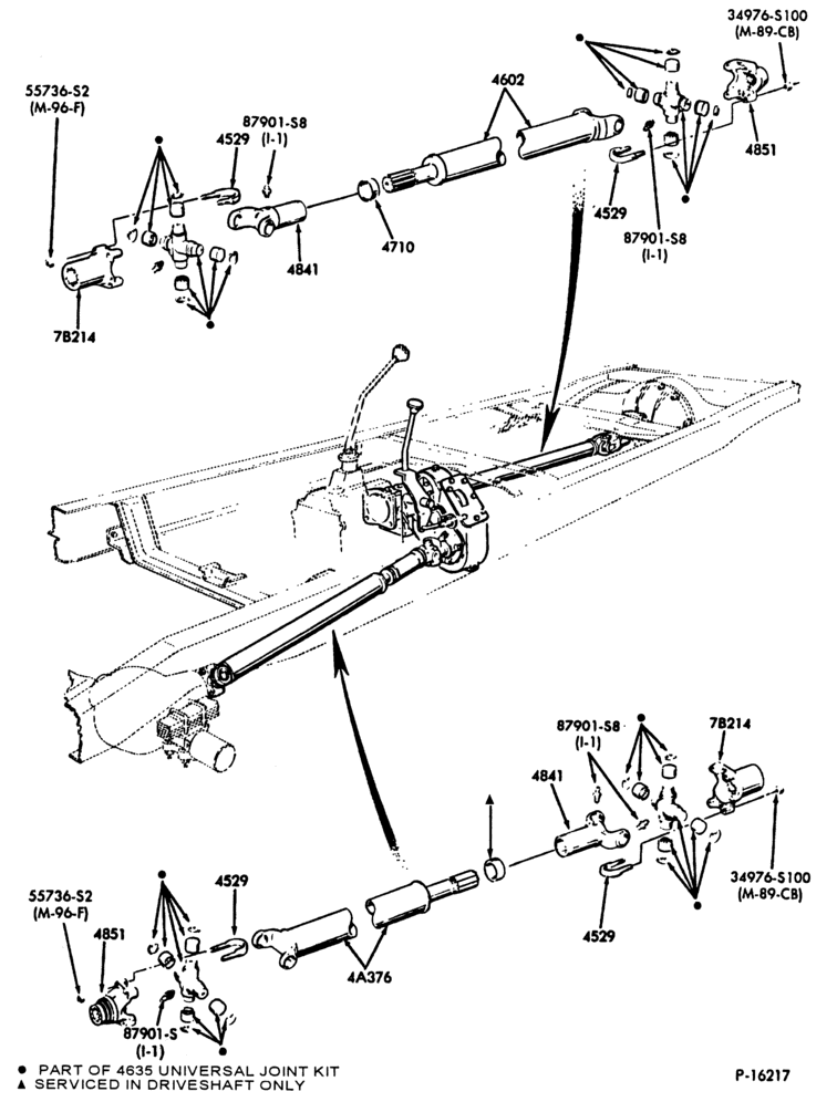 46 - DRIVESHAFT-DRIVESHAFT- single cardan-U150