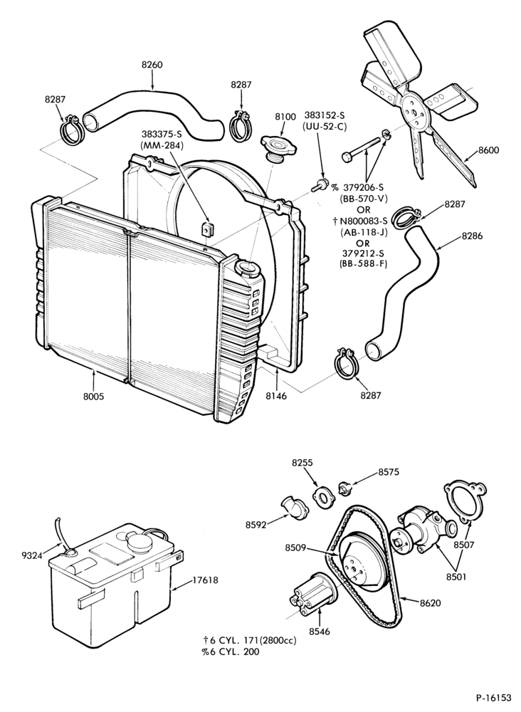 80 - RADIATOR, GRILL AND COOLING-COOLING SYSTEM