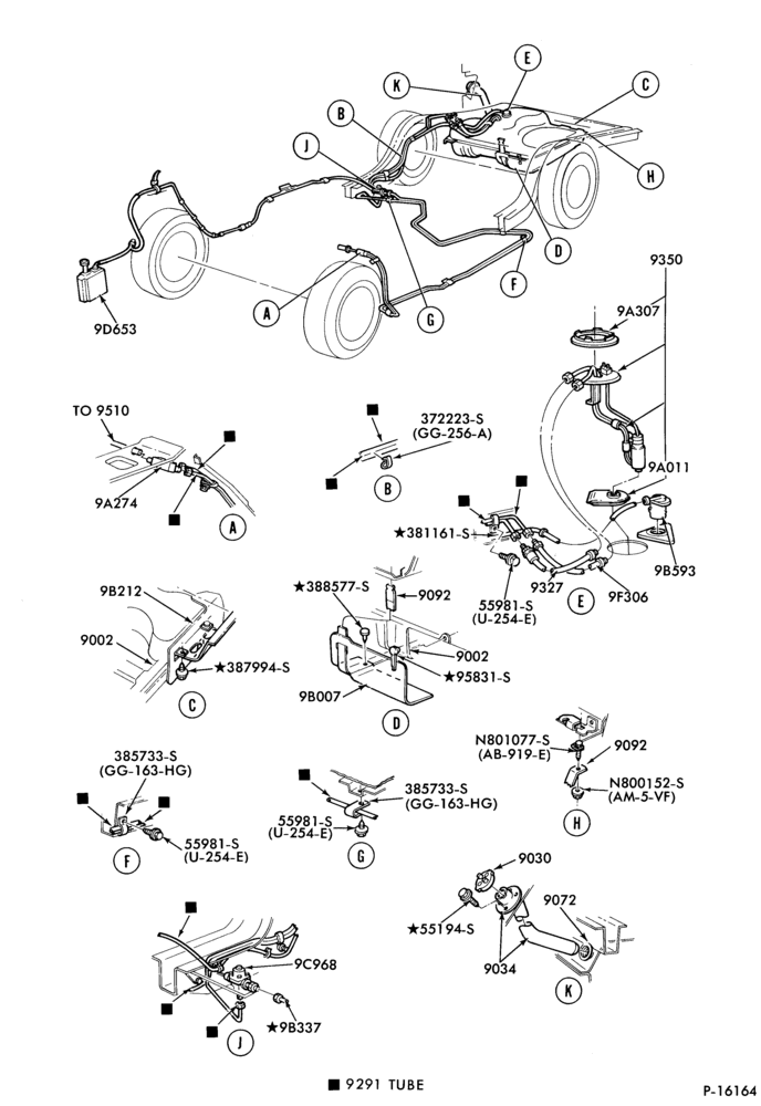 90 - 4 CYL. 2.3L (140 C.I.D.) - TC (TURBO)-Fuel system