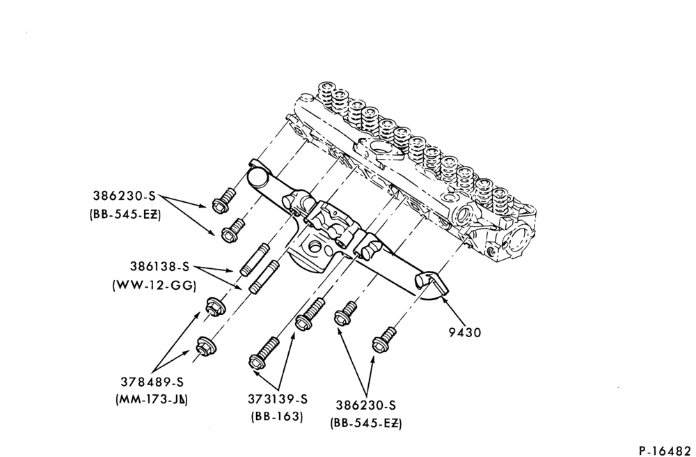 90.1 - 6 CYL. 3.3L (200 C.I.D.)-Manifold - exhaust