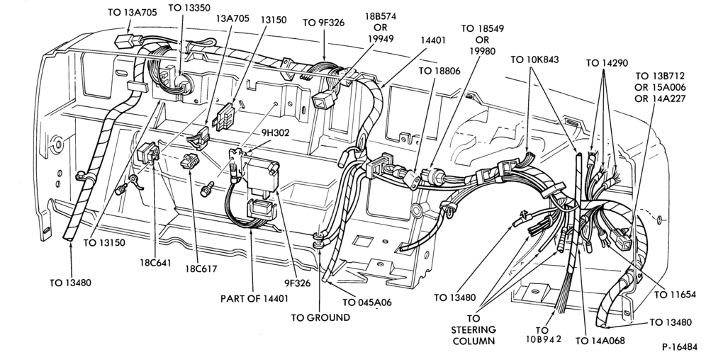 140.1 - ELECTRICAL SYSTEMS-Wiring system - instrument panel