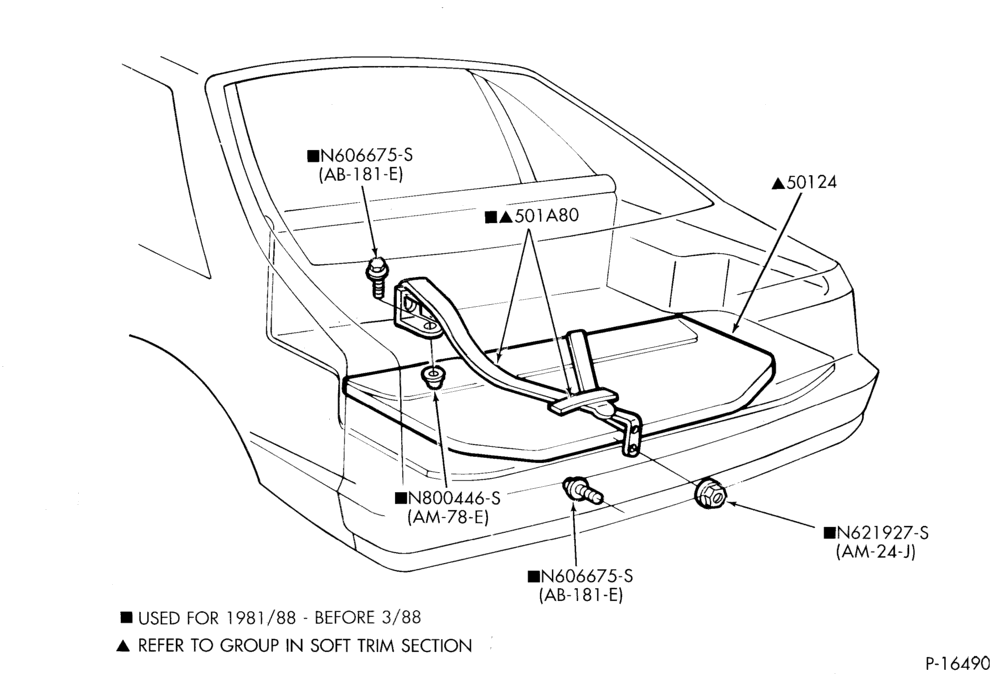 W - SOFT, INTERIOR TRIM-Luggage compartment trim - roof container