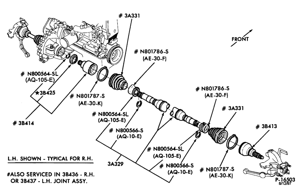 30 - REAR AXLE-DRIVESHAFT