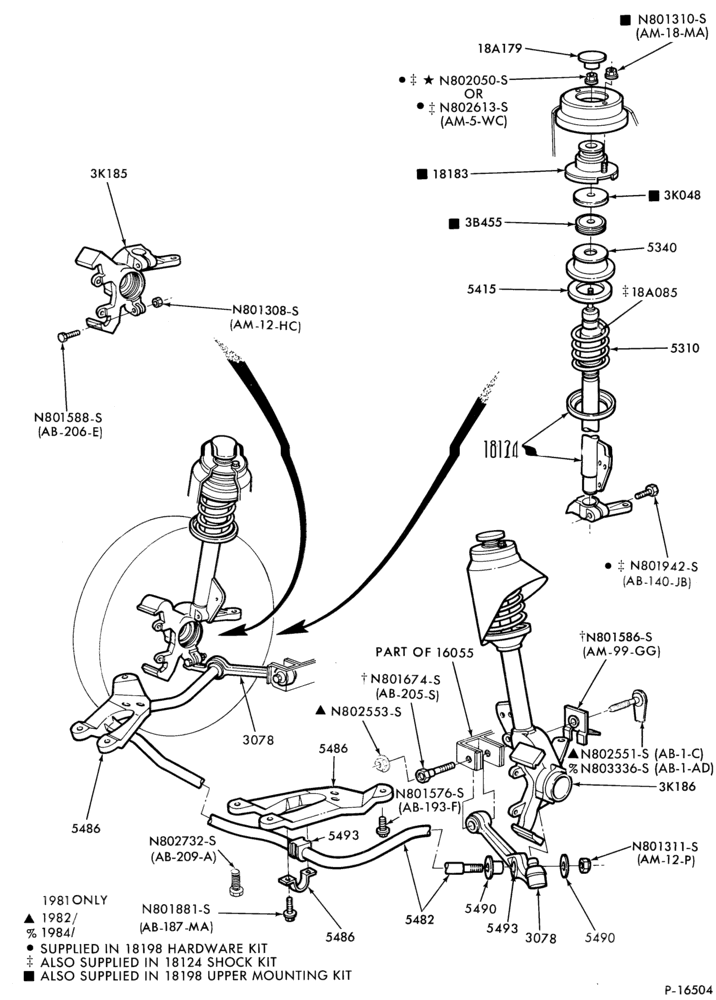 30 - FRONT SUSPENSION-Spring and shock installation