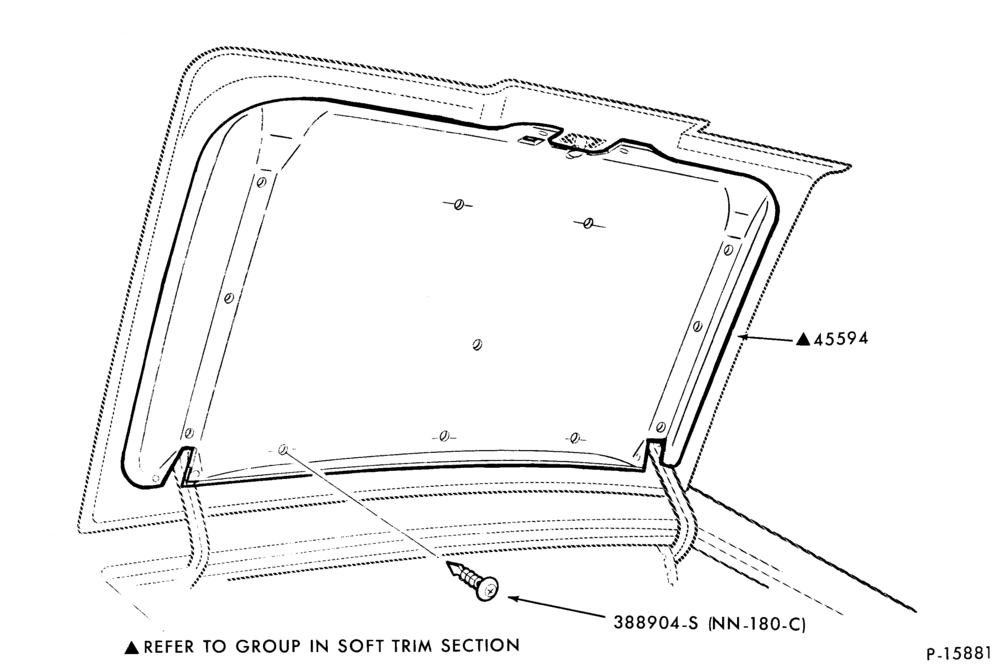 F - SOFT, INTERIOR TRIM-Luggage compartment trim - decklid panel