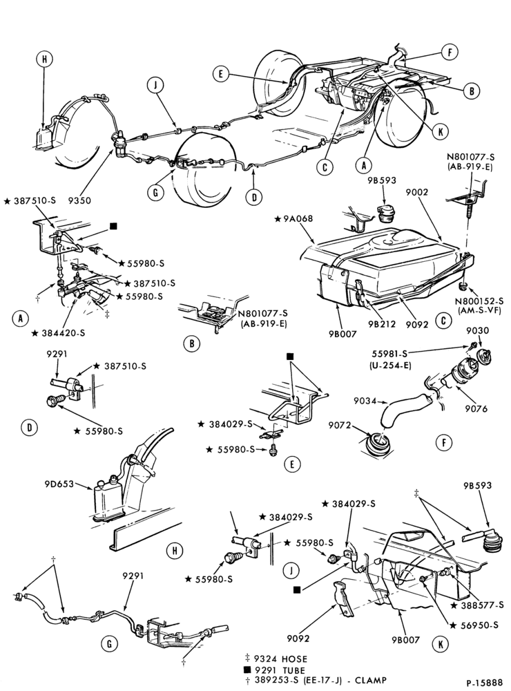 90 - 6 CYL. 4.1L (250 C.I.D.)-Fuel system