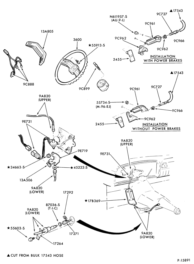 97.1 - LAMPS-2-spoke wheel - w/speed control