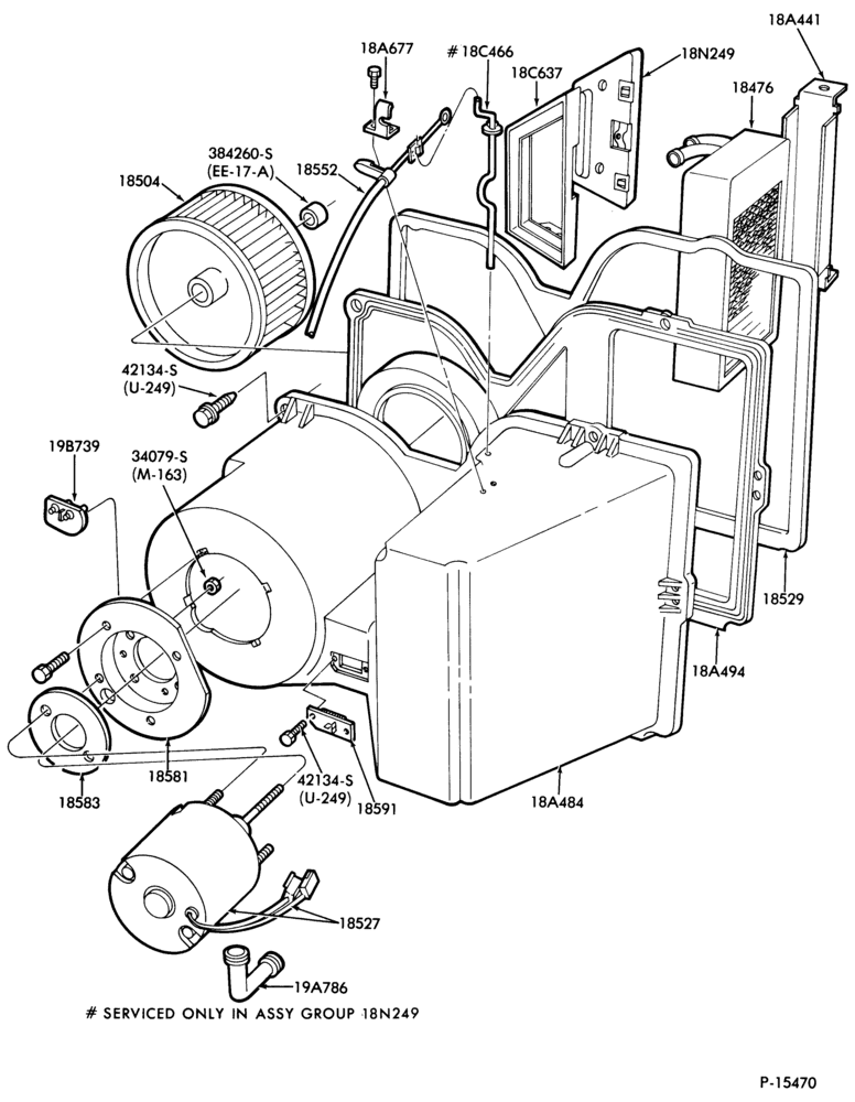 184 - HEATERS-Heater Parts (Standard)-engine compartment         "Befor 3/8/82"-U150