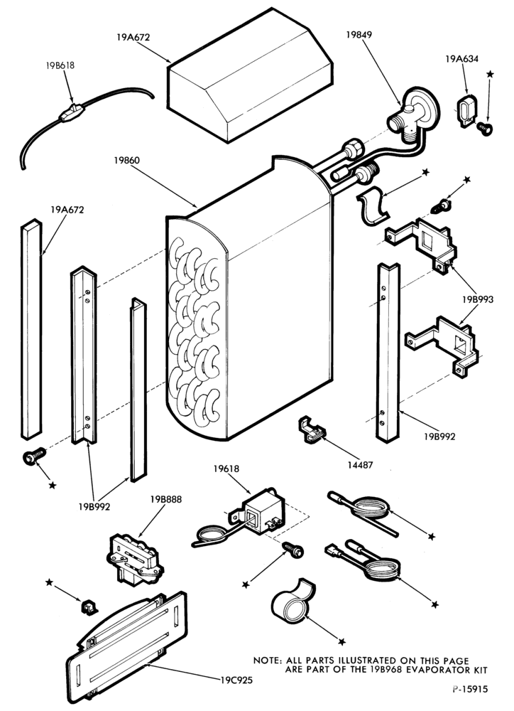 195 - AIR CONDITIONER-Evaporator- built-in