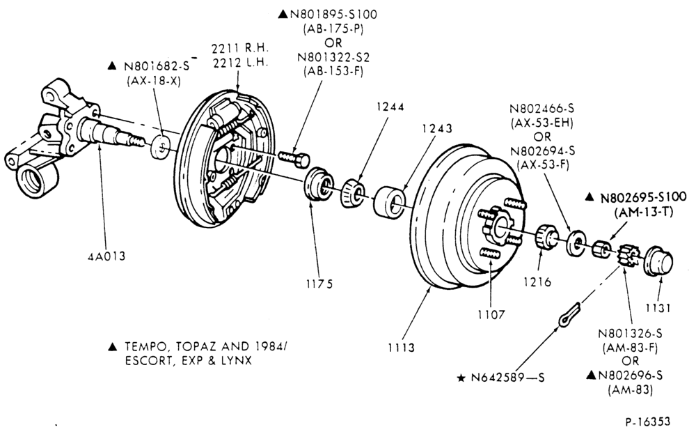 21 - BRAKES-Brake assy. - rear drum brake mounting