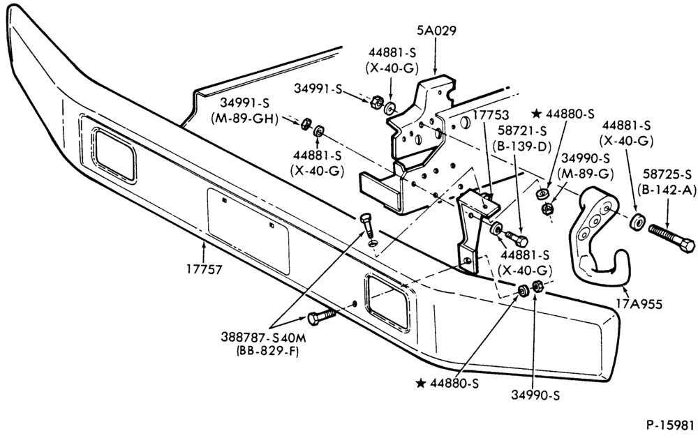 176 - BUMPERS-Bumper parts and tow hooks-F600/800