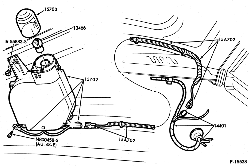 LAMPS-Utility lamp engine compartment-F100/350