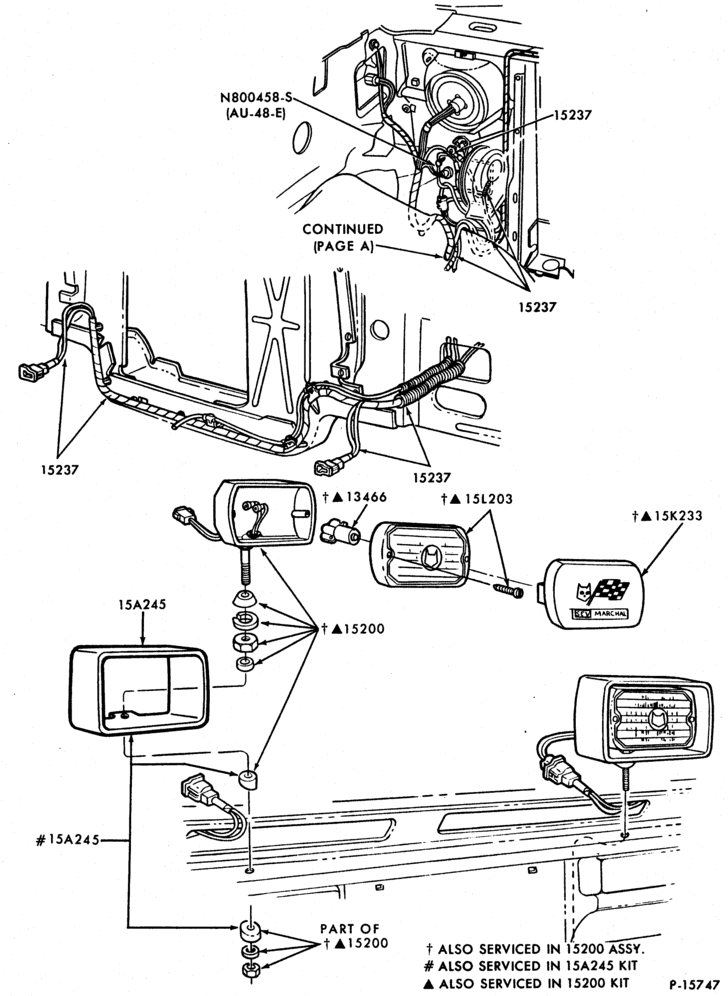 LAMPS-Fog lamps and related parts - Page B-F100/350