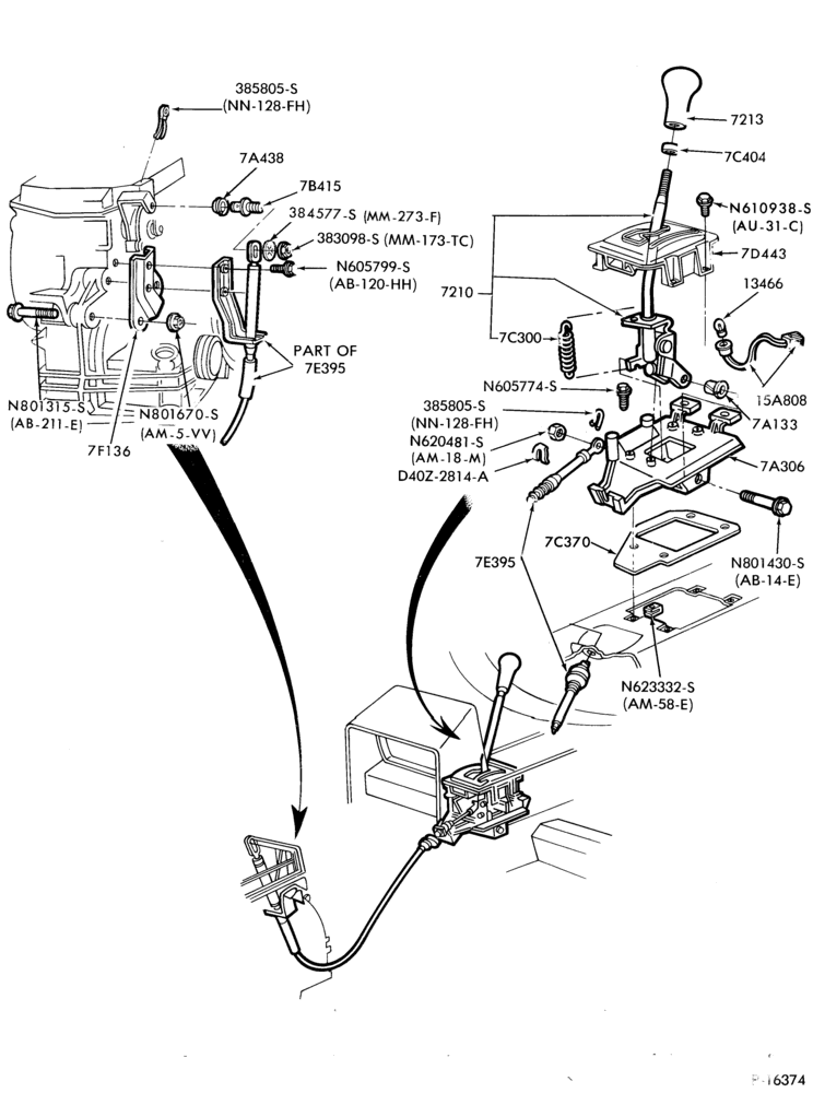A72.1 - ATX TYPE - EXTERNAL PARTS-EXTERNAL PARTS- shift mechanism - floor or console mounted-W,MW