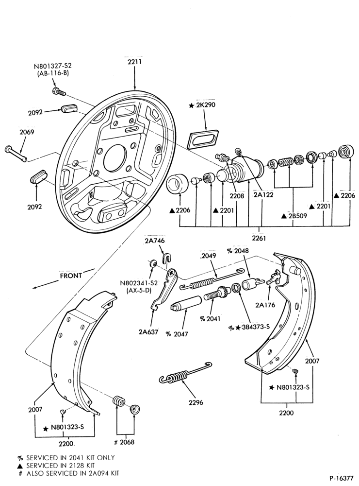 21 - BRAKES-Brake cylinder assy. - rear