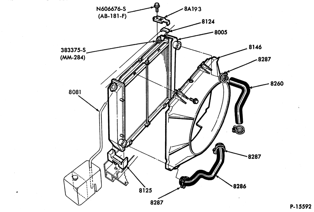 COOLING SYSTEMS-COOLING SYSTEMS- 8 cyl. 351M (5.8L) and 400 (6.6L)-F150/350