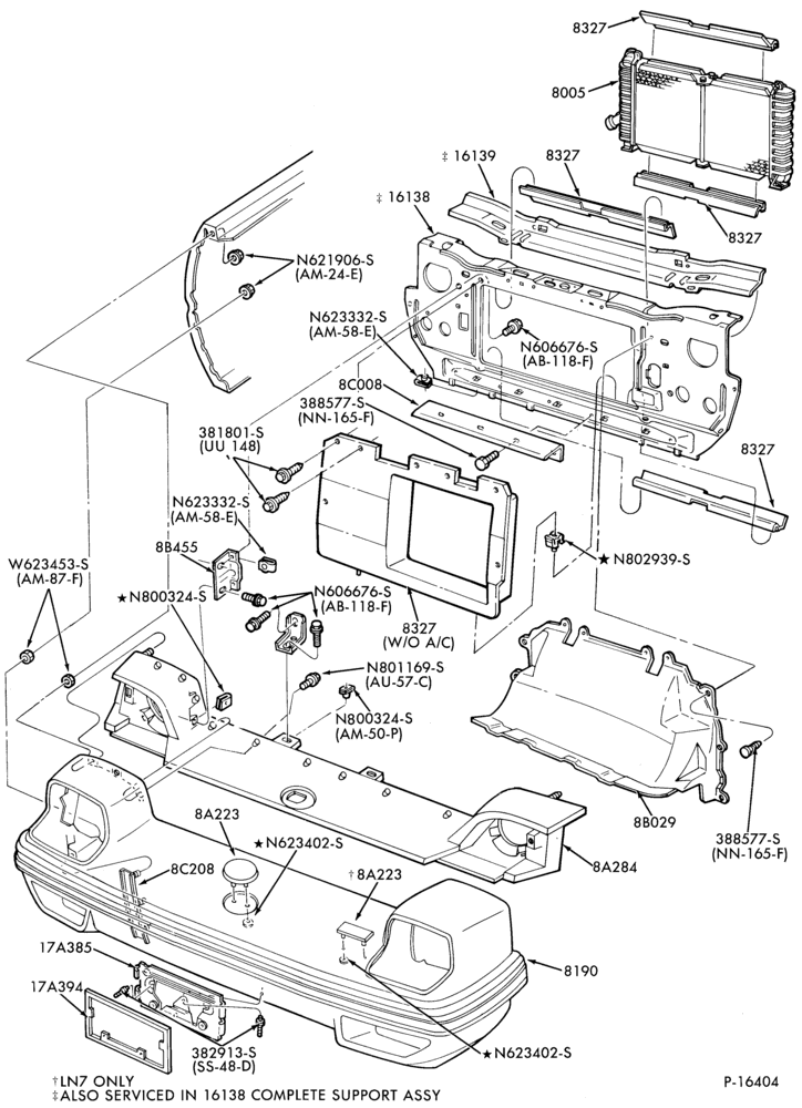 82 - RADIATOR, GRILL AND COOLING-RADIATOR GRILLE