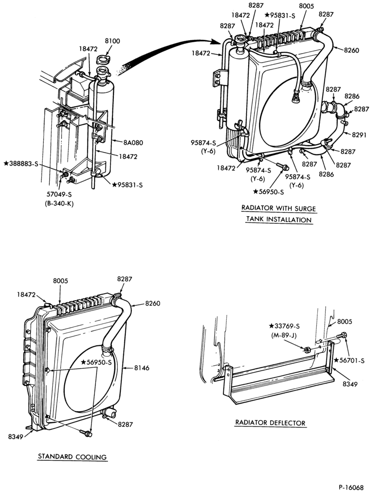 COOLING SYSTEMS-8 cyl. 501 (990) Detroit Diesel-F-FT600/900
