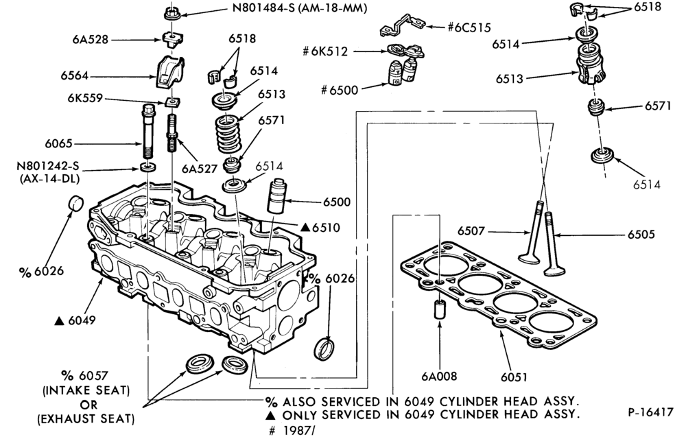 62 - 4 CYL. 1.9L (116 C.I.D.)-Valves and rocker arm cover