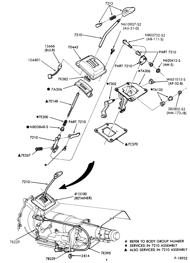 A72.1 - A4LD TYPE TRANSMISSION-Shift mechanism - floor mounted-A
