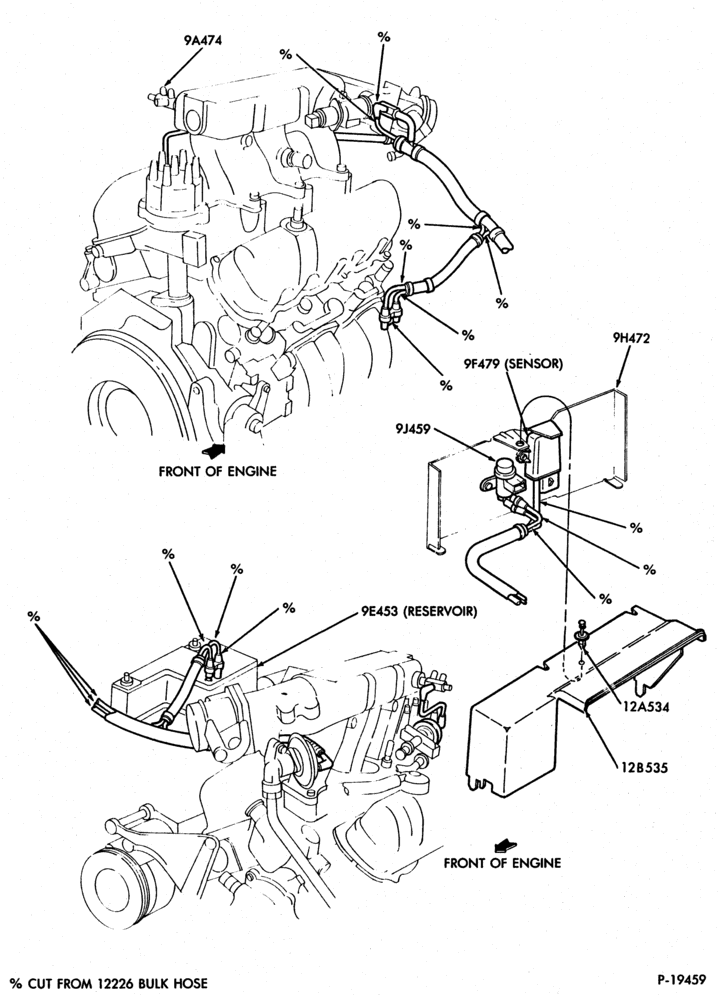 94.1 - 6 CYL. 2.9L (177 C.I.D.)-E.F.I.-B-R - vac. tubing