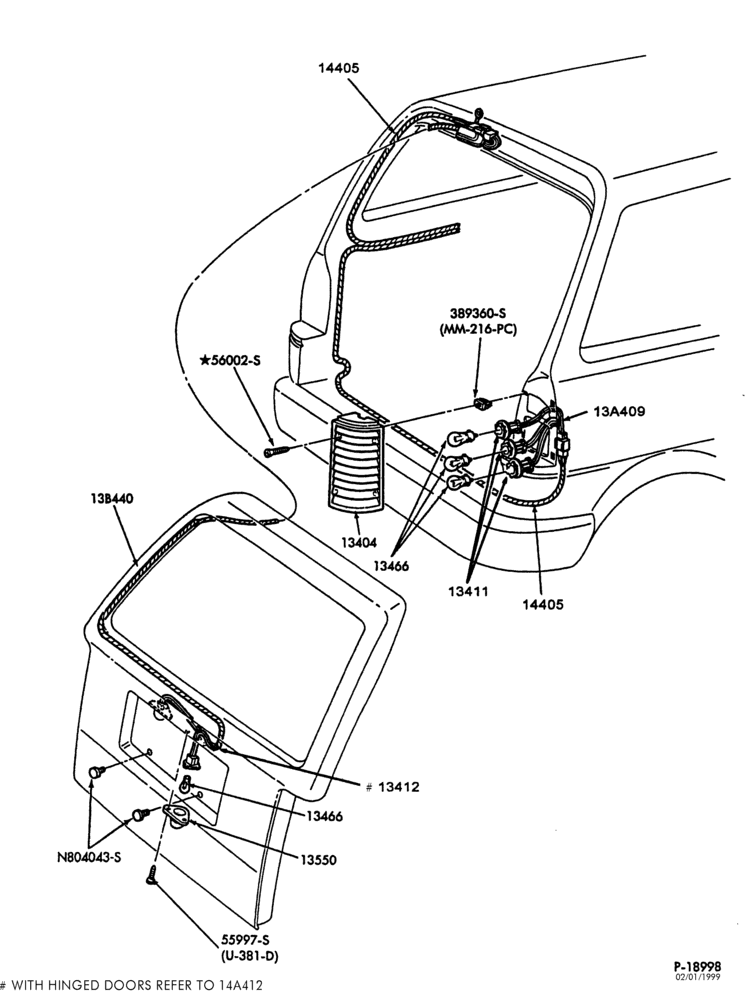 134 - LAMPS-Rear lamp, backup lamp and license plate lamp-A
