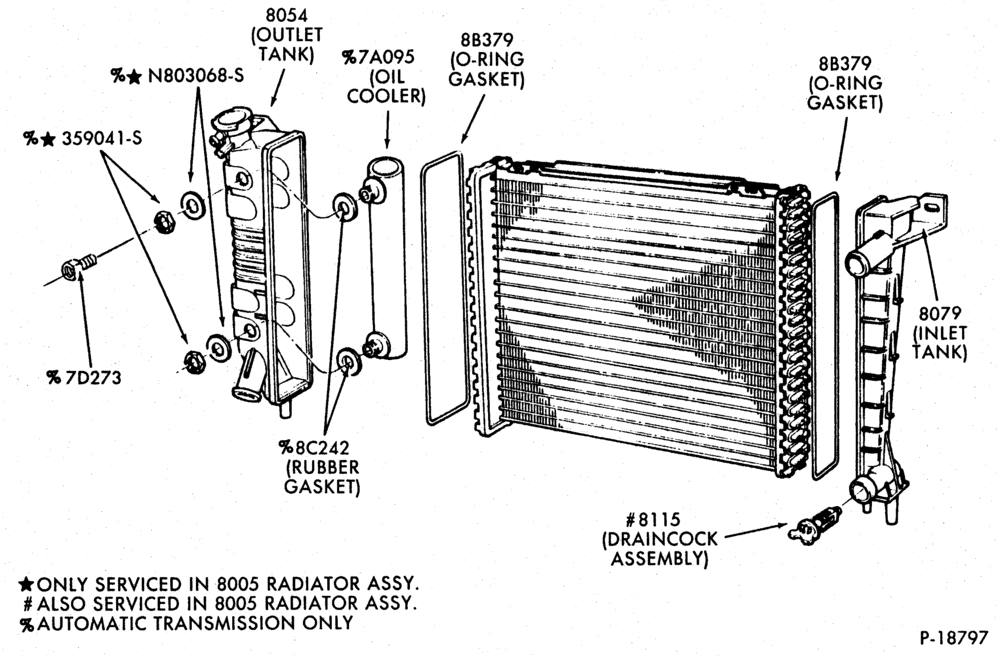 COOLING SYSTEMS-Radiator repair kit details-F150/350,F(Super Duty)