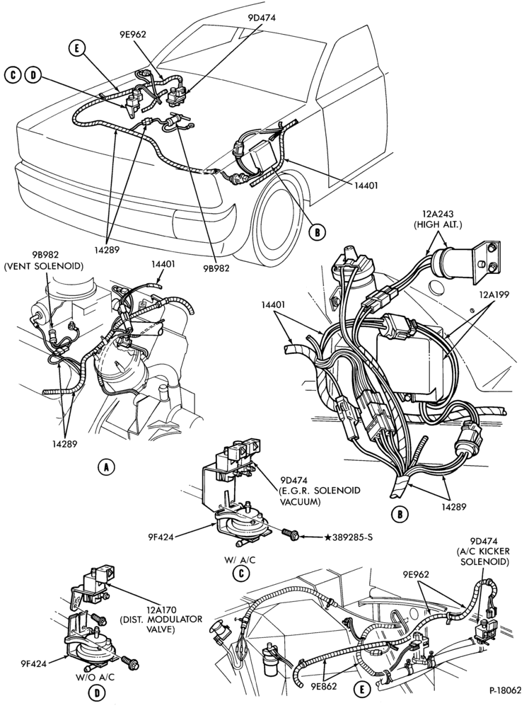 94.8 - 6 CYL. 3.8L (230 C.I.D.)-Electronic engine control (E.E.C.)