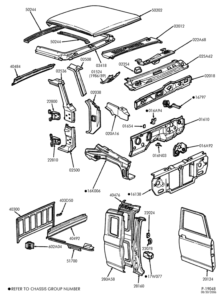 S/M - SHEET METAL-Sheet metal - lower body - upper body - Super Cab-R